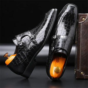 Pointed Leather Business Shoes