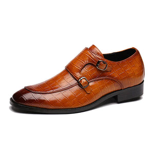Pointed Leather Business Shoes