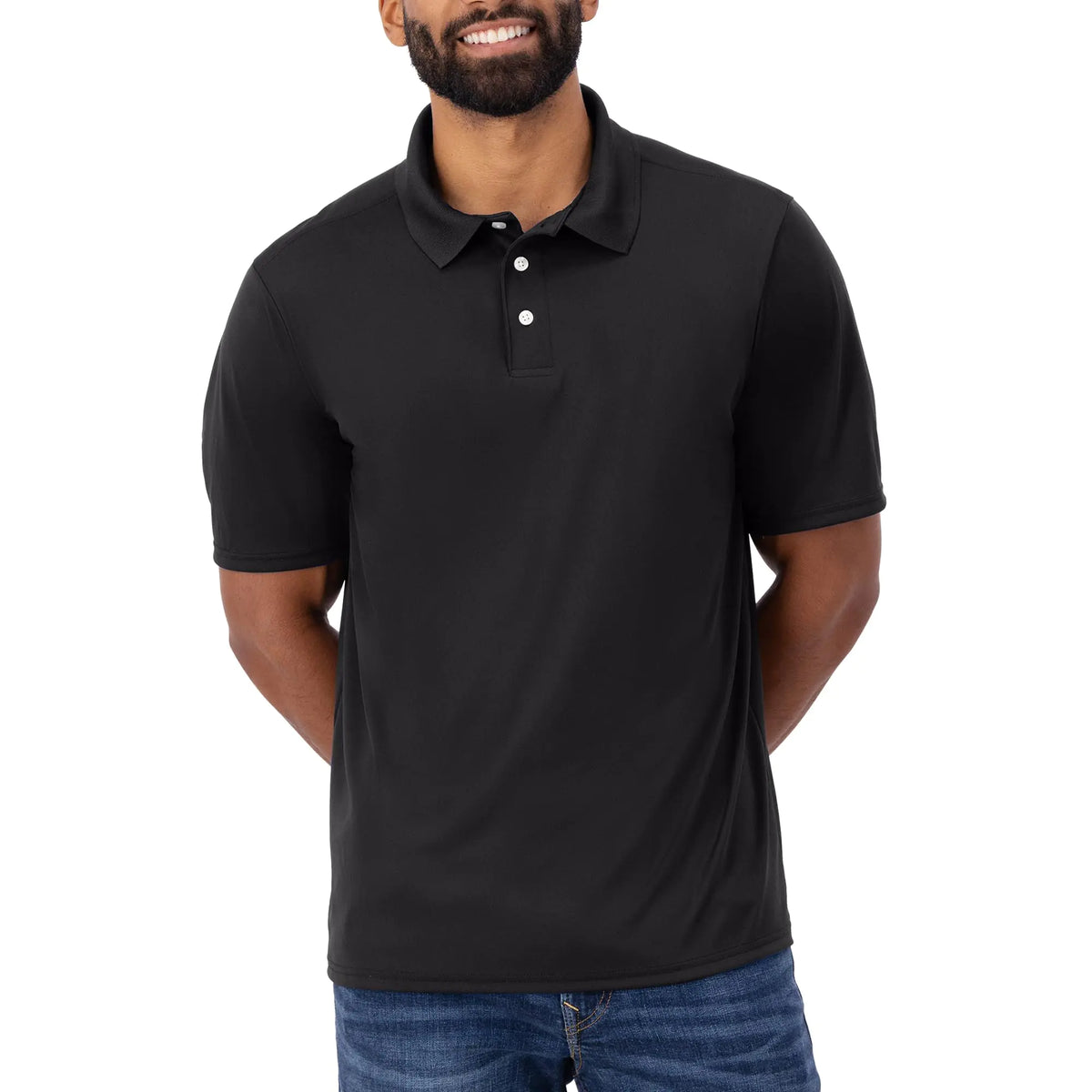 3x black polo shirt hotsell