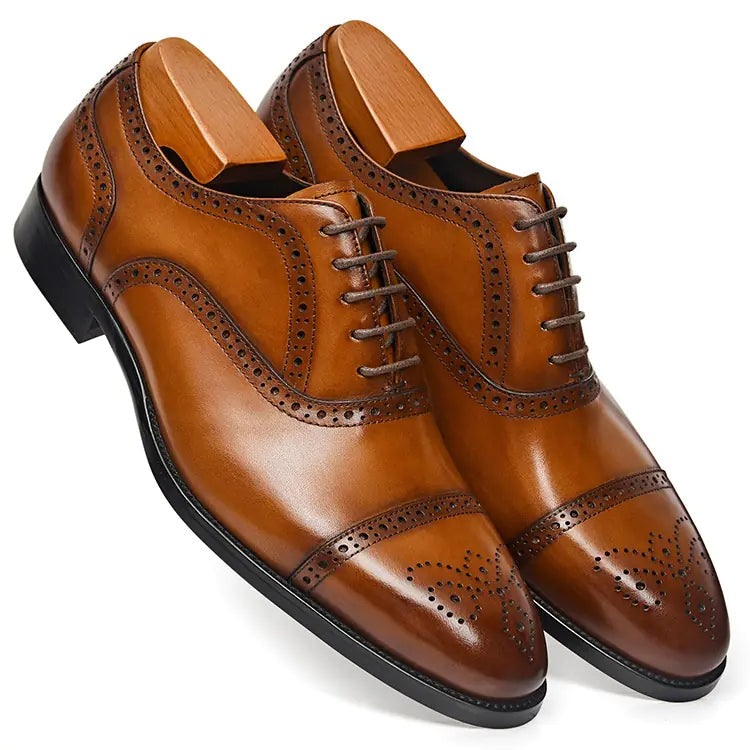 Men's Casual Leather Shoes for Business Suit Wear