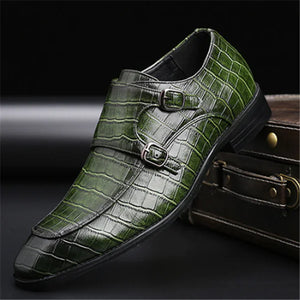 Pointed Leather Business Shoes