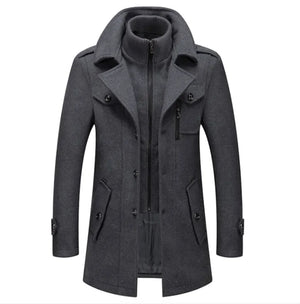 Cold-Resistant Plus Cotton Woolen Men's Jacket